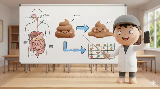 「ブリストルスケール」うんこは7段階に変化する話。